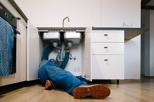 Professional Drain Cleaning technician working in Leonard, TX
